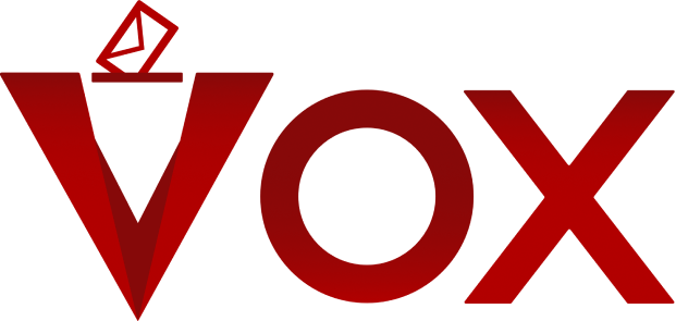 Visual da plataforma eleitoral de alta concorrência Vox.